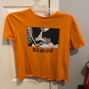 Adult Small Orange Tee Shirt from Romwe